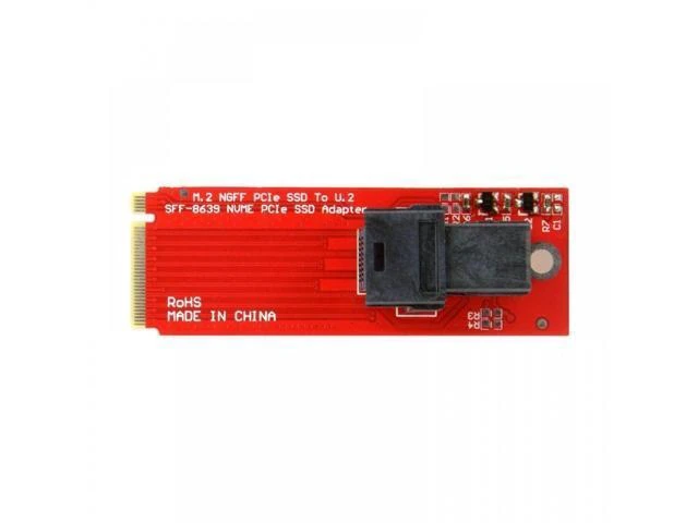 Alt view image 8 of 14 - U.2 U2 Kit SFF-8639 NVME PCIe SSD Adapter for Mainboard Intel SSD 750 p3600 p3700 M.2 SFF-8643 Mini SAS HD SF-094-RE