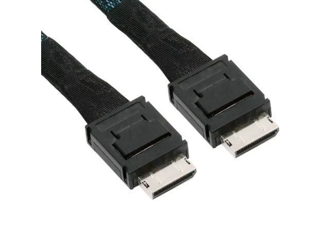 Alt view image 8 of 14 - OCuLink PCIe PCI-Express SFF-8611 4i to OCuLink SFF-8611 SSD Data Active Cable 50cm SF-014-BK
