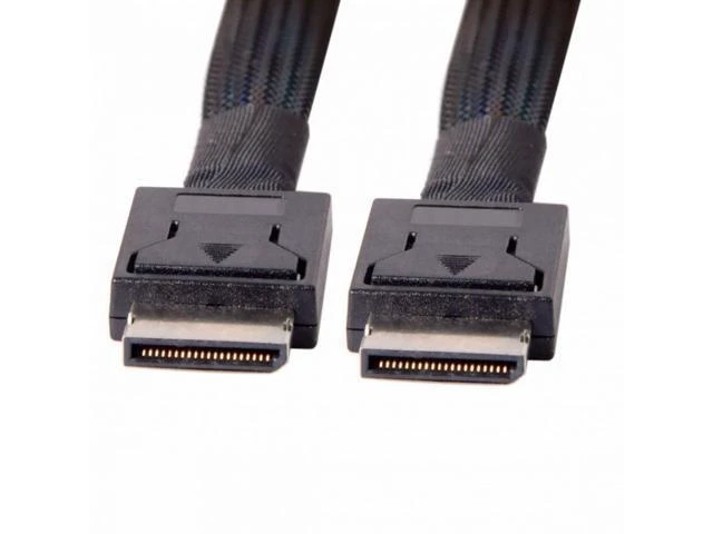 Alt view image 12 of 14 - OCuLink PCIe PCI-Express SFF-8611 4i to OCuLink SFF-8611 SSD Data Active Cable 50cm SF-014-BK
