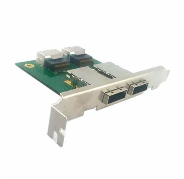 Alt view image 10 of 14 - Dual Ports Mini SAS SFF-8088 To SAS 36Pin SFF-8087 PCBA Female Adapter With PCI Bracket SF-035
