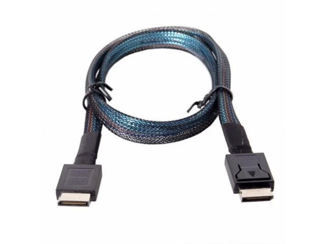 Alt view image 9 of 14 - OCuLink PCIe PCI-Express SFF-8611 4i to OCuLink SFF-8611 SSD Data Active Cable 50cm SF-014-BK