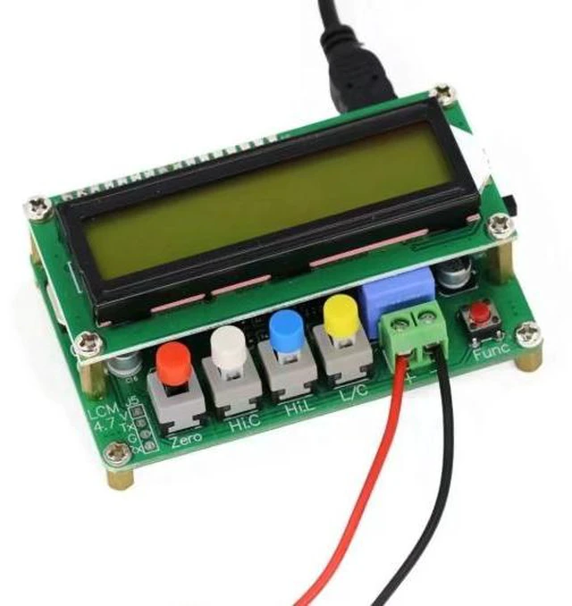 Alt view image 7 of 12 - All-in-one Digital Inductance and Capacitance Meter LC100-A LC100A Multifunction Meter Capacitance Meter Inductance Meter