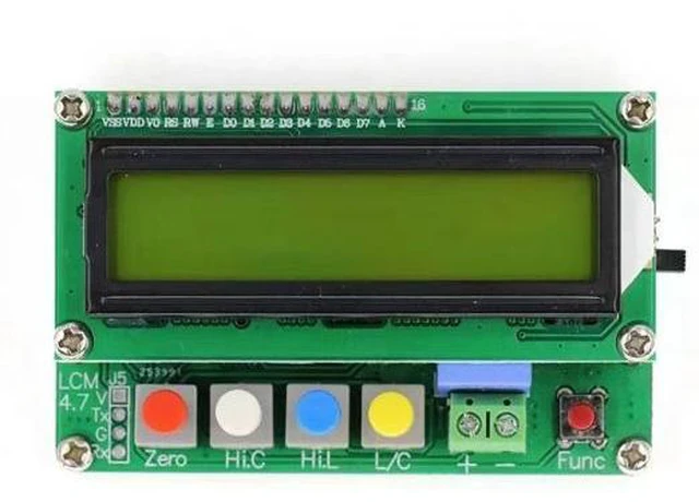 Alt view image 10 of 12 - All-in-one Digital Inductance and Capacitance Meter LC100-A LC100A Multifunction Meter Capacitance Meter Inductance Meter