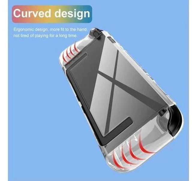 Alt view image 6 of 8 - Transparent TPU Case for Nintendo for Switch 2 Soft Shell Anti-drop TPU Cover for Nintendo for Switch 2 Handheld Gaming Console