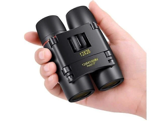 Alt view image 6 of 10 - Ecocleanpath 12x25 Compact Binoculars for Adults & Kids, Lightweight Pocket Binoculars for Bird Watching, Concerts, Theater (Black)