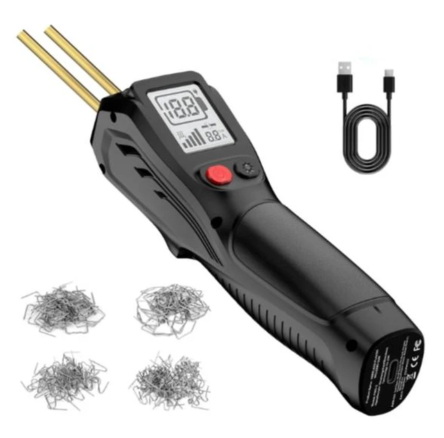 Alt view image 9 of 14 - New handheld LCD wireless car bumper repair machine, plastic bumper repair welding gun, welding nails white