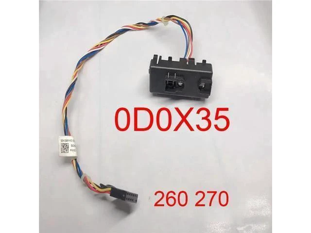 Alt view image 4 of 6 - JAENFONG For Vostro 260 270 Workstation Power Supply Cable D0X35 0D0X35 Power Switch Cable Start Button