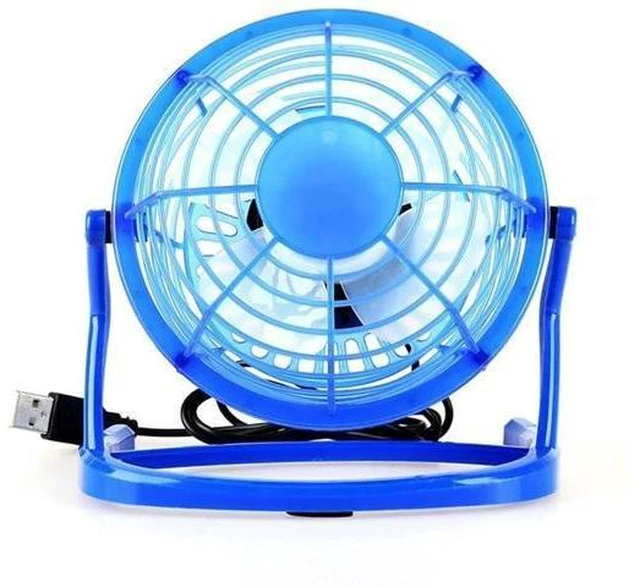 Alt view image 8 of 14 - HBNNBV Portable Mini Fan Mini USB Fan Laptop Computer PC Cooler Cooling Mini Desktop Fans for Computer Notebook Home Office (Color : Blue)