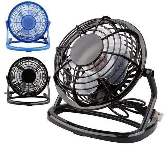 Alt view image 9 of 14 - HBNNBV Portable Mini Fan Mini USB Fan Laptop Computer PC Cooler Cooling Mini Desktop Fans for Computer Notebook Home Office (Color : Blue)