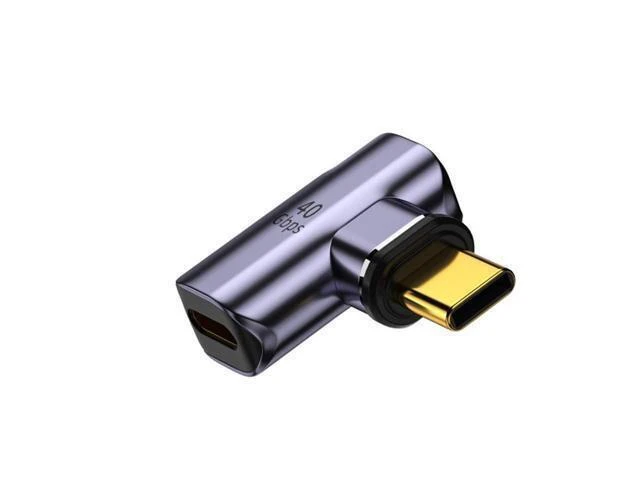 Alt view image 9 of 12 - USB4.0 Thunderbolt3 Magnetic Adapter USB C To Type C 40Gbps 100W Fast Charging Magnet Converter Cable 8K@60Hz USB Type C Adapter(270 Degree)