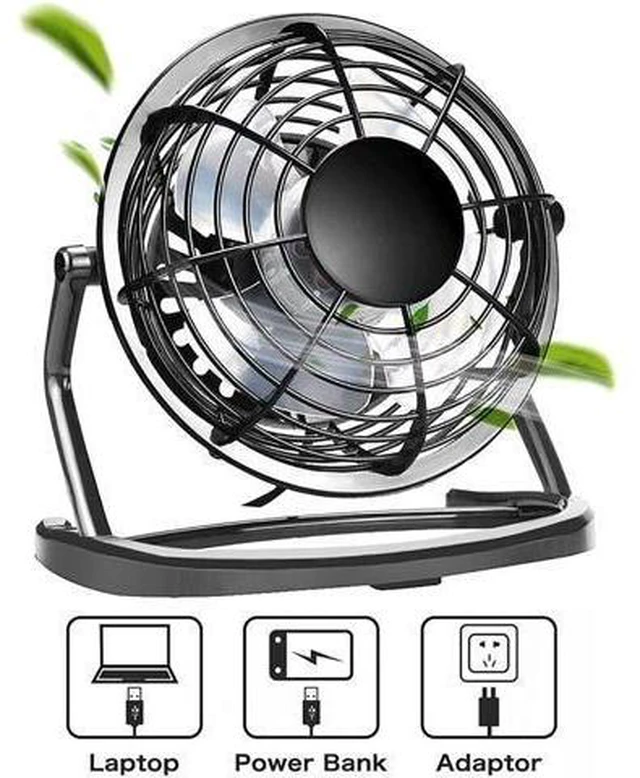 Alt view image 10 of 14 - HBNNBV Portable Mini Fan Mini USB Fan Laptop Computer PC Cooler Cooling Mini Desktop Fans for Computer Notebook Home Office (Color : Blue)