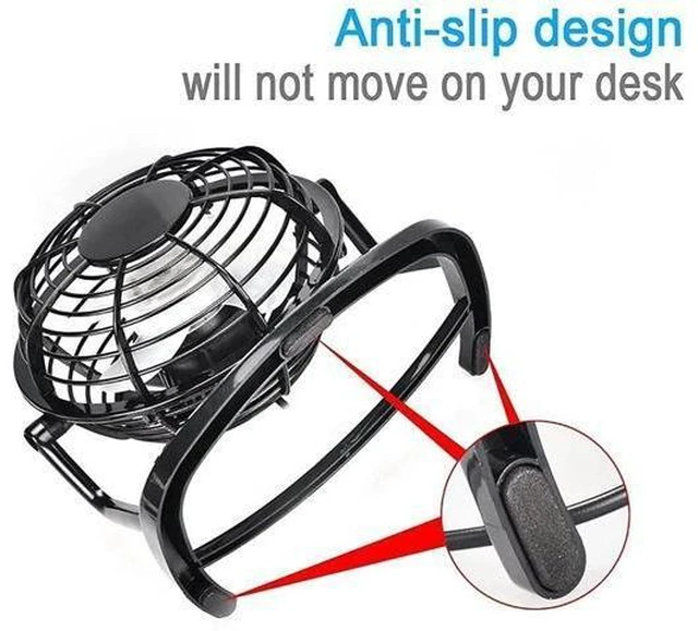 Alt view image 13 of 14 - HBNNBV Portable Mini Fan Mini USB Fan Laptop Computer PC Cooler Cooling Mini Desktop Fans for Computer Notebook Home Office (Color : Blue)