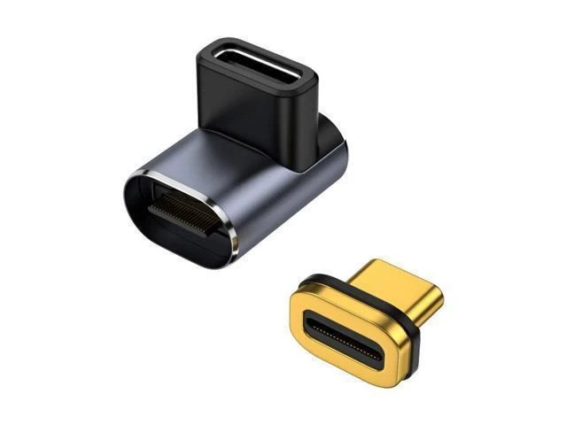 Alt view image 12 of 12 - USB4.0 Thunderbolt3 Magnetic Adapter USB C To Type C 40Gbps 100W Fast Charging Magnet Converter Cable 8K@60Hz USB Type C Adapter(270 Degree)