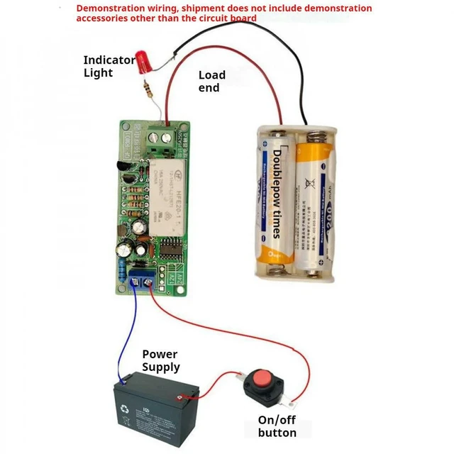 Alt view image 4 of 6 - 16A Self-locking Relay Board Self-holding Magnetic Bistable Power-off Memory Control Relay with Reverse Power Connect Protection