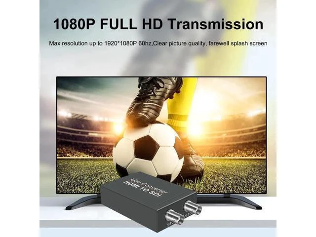 Alt view image 11 of 14 - HDMI to SDI Converter,HDMI to SDI Adapter 1080P HDMI in to Two SDI Output SD-SDI HD-SDI 3G-SDI Video Converter Adapter for SDI Monitor HDTV - OEM