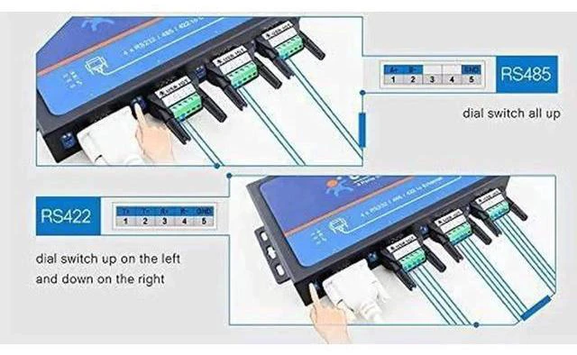 Alt view image 13 of 14 - USR-N540 RS232 to Ethernet RS485 to RJ45 RS422 to TCP IP Converter