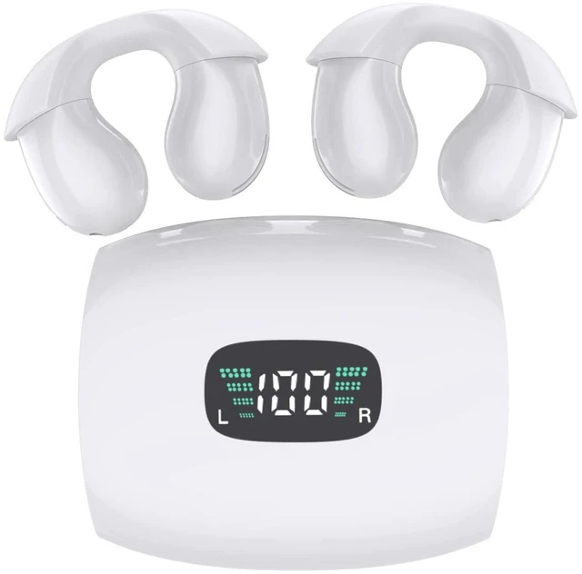 Alt view image 2 of 2 - Ttbesmi Open Ear Bluetooth Headphones Bone Conduction Ear Buds Wireless Bluetooth Open Ear Earbuds Ear Clip Headphones Wireless Ear Buds Ear Buds for Small Ears Wireless Bone Conduction Head Phones