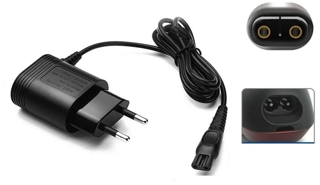 Alt view image 7 of 12 - EU Plug Charger Shaver Power Adapter 15V 5.4W Power Charging for HQ8505 Series 5000 S9000 HQ6070 S5080 HQ9020 HQ9070