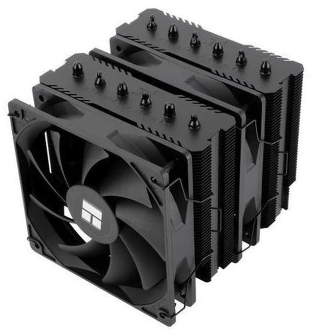 Alt view image 7 of 12 - Peerless Assassin 120 SE Black CPU Cooler, 6 Heat Pipes PC Cooling, Dual Towers and Dual PWM Fans, Computer CPU Air Cooling for AMD:AM4 AM5&Intel LGA1150/1151/1200/1700/1851,Black