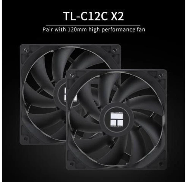 Alt view image 11 of 12 - Peerless Assassin 120 SE Black CPU Cooler, 6 Heat Pipes PC Cooling, Dual Towers and Dual PWM Fans, Computer CPU Air Cooling for AMD:AM4 AM5&Intel LGA1150/1151/1200/1700/1851,Black