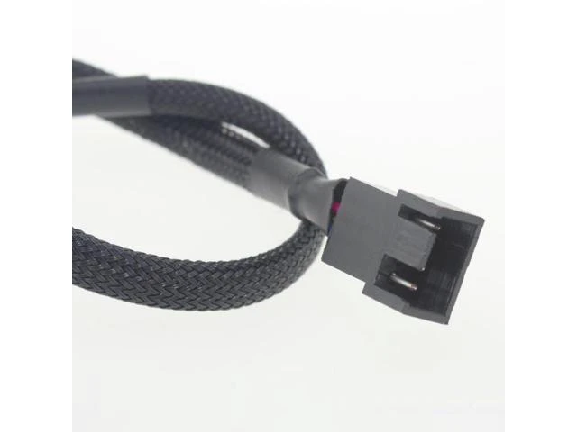 Alt view image 9 of 10 - Motherboard CPU 4Pin fan exteon cable PWM4P adapter cable Computer case motherboard 4-pin power cable
