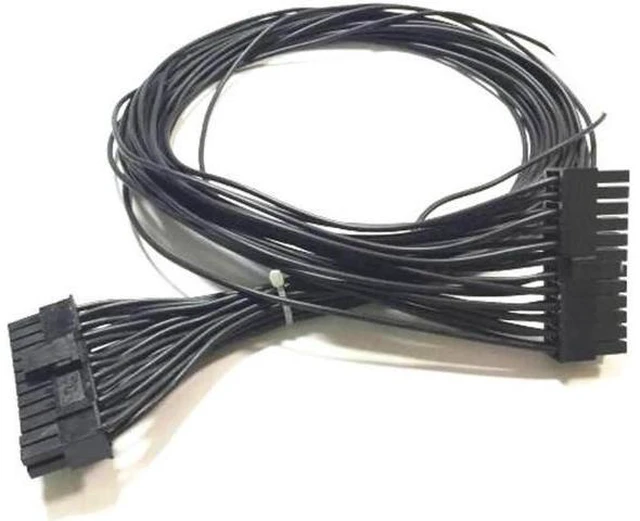Alt view image 5 of 8 - 20pin to 20+4 Pin Port Power Supply Cable Male to Male 24 pin to 20 Pin ATX power adapter Cable
