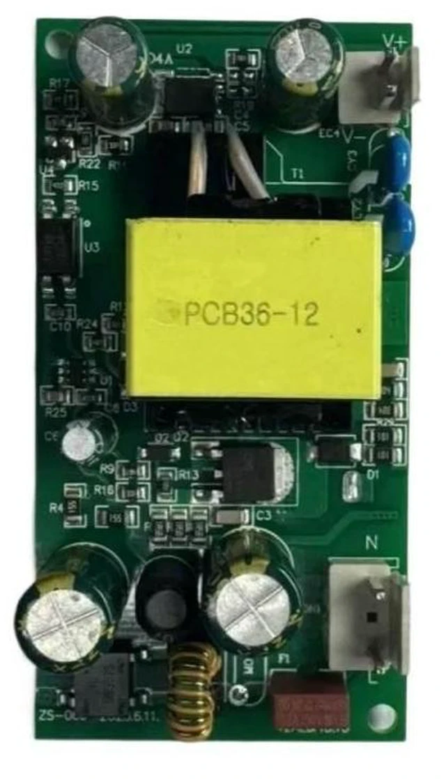 Alt view image 12 of 12 - 12V 3A Switching Power Supply Bare Board AC-DC Converter AC110-240V to DC 12V 3A Power Supply Module