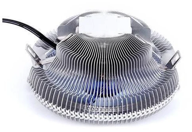 Alt view image 8 of 10 - 120mm CPU Air Cooler Fan, Dual Heat Pipe Mute Desktop Computer Host CPU Cooling Fan, CPU Cooling System Components, Silver Blue, 1 Pcs