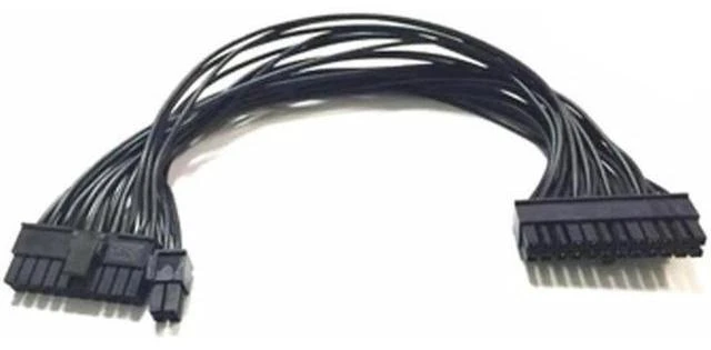 Alt view image 8 of 8 - 20pin to 20+4 Pin Port Power Supply Cable Male to Male 24 pin to 20 Pin ATX power adapter Cable