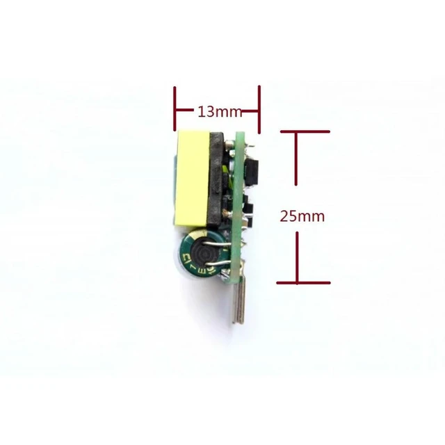 Alt view image 5 of 6 - 12V 400MA Switching Power Supply Module AC-DC Converter AC85-265V to DC12V Step-down Power Board with Short-circuit Protection