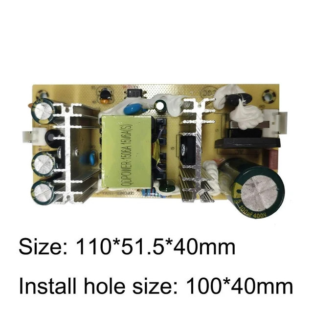 Alt view image 5 of 6 - 15V 6A Switching Power Supply Board AC-DC Convertor AC100-240V to 15V 90W Buck Power Module with Overload/Overcurrent Protection
