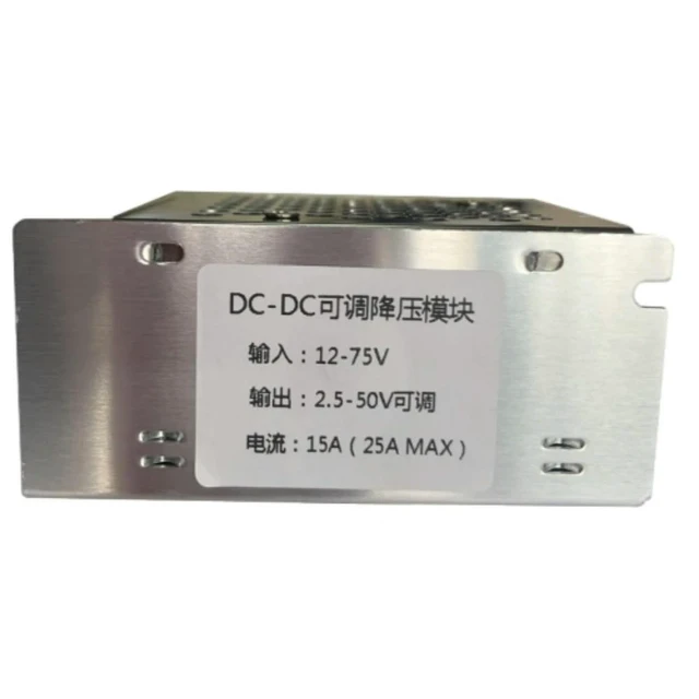 Alt view image 11 of 12 - DC-DC Buck Power Supply Module DC12-75V to DC2.5-50V Adjustable Step Down Solar Wind Voltage Regulator 15A Vehicle Power Module