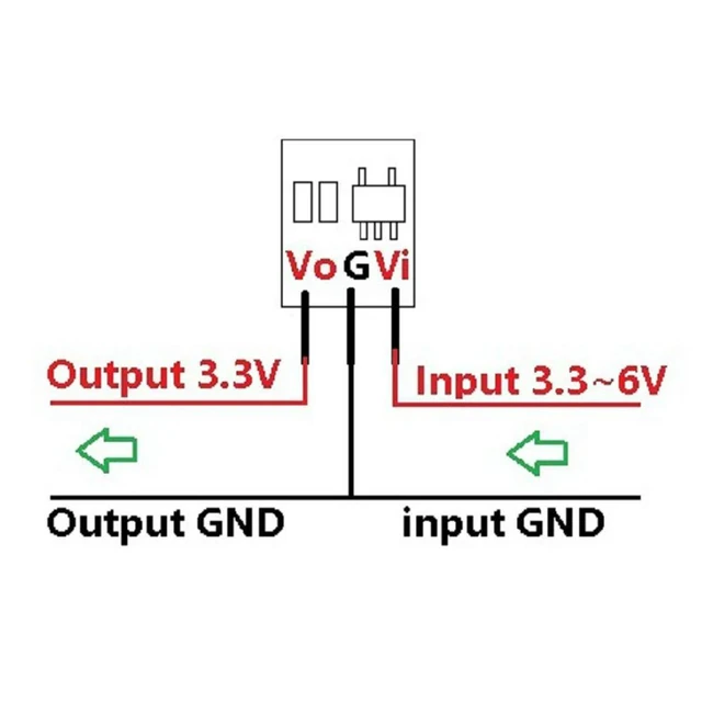 Alt view image 6 of 6 - for ESP8266 Breadboard Ultra Small Buck Power Supply Module DC3.7V 4.2V 4.5V 5V 6V to 3.3V Step Down Regulator Module