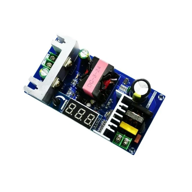 Alt view image 12 of 12 - 150W Adjustable Switching Power Supply Module AC100-245V to DC3-24V Adjustable Voltage with Digital Display Power Supply Board