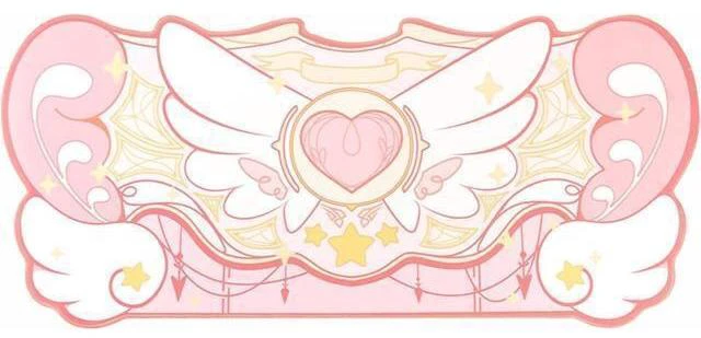 Alt view image 8 of 14 - GeekShare Large Gaming Mouse Pad Kawaii Pink Non-Slip Rubber Back Mouse Pad Big Waterproof Desk Mat for Keyboard and Mouse Perfect for Gaming,or Home Office Work - Star WingsSuper Dense Cloth