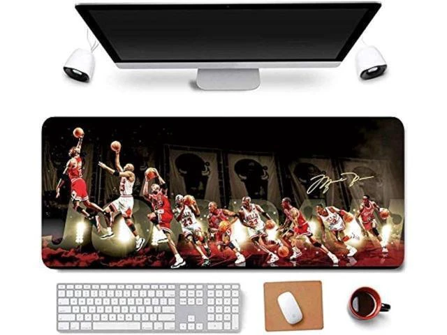 Alt view image 8 of 14 - 31.5x11.8 Inch Non-Slip Long Extended Large Gaming Mouse Pad with Stitched Edges XL Laptops Keyboard Mouse Mat(MJ)