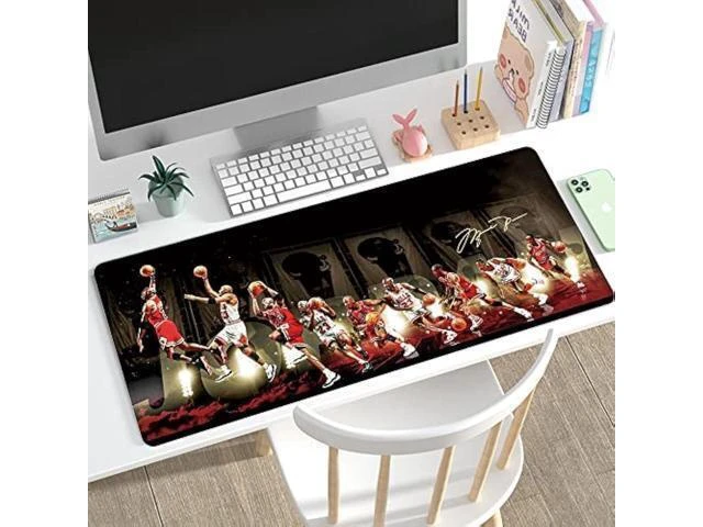 Alt view image 10 of 14 - 31.5x11.8 Inch Non-Slip Long Extended Large Gaming Mouse Pad with Stitched Edges XL Laptops Keyboard Mouse Mat(MJ)