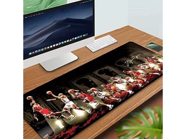 Alt view image 14 of 14 - 31.5x11.8 Inch Non-Slip Long Extended Large Gaming Mouse Pad with Stitched Edges XL Laptops Keyboard Mouse Mat(MJ)