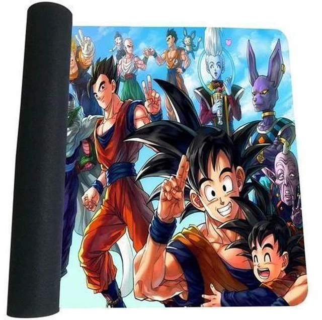 Alt view image 10 of 12 - kiyokidy Anime Dragon Ball Mouse Pad,Extended Gaming Mouse Pad with Stitched Edges, Large Mouse pad with Non-Slip Rubber Base for Work & Gaming, Office & Home, 35.4x15.7inch
