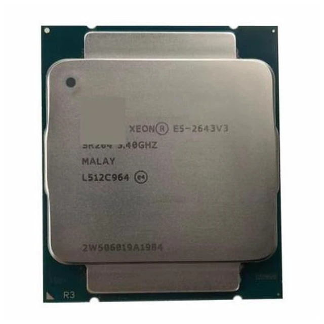 Alt view image 2 of 2 - CPU forXeon OEM Version CPU E5-2643V3 3.40GHZ 20M 6CORES 22NM E5 2643 V3 forLGA2011-3 135W E5-2643 V3 Processor E5 2643V3