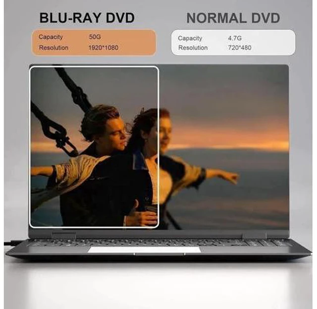 Alt view image 10 of 14 - External Blu Ray Drive, USB 3.0 and Type-C External Blu-Ray CD DVD Drive, Blu-ray Reader 3D Slim Optical CD Drive CD/DVD Burner Optical Drive Compatible with Windows XP/7/8/10, Laptop, Desktop