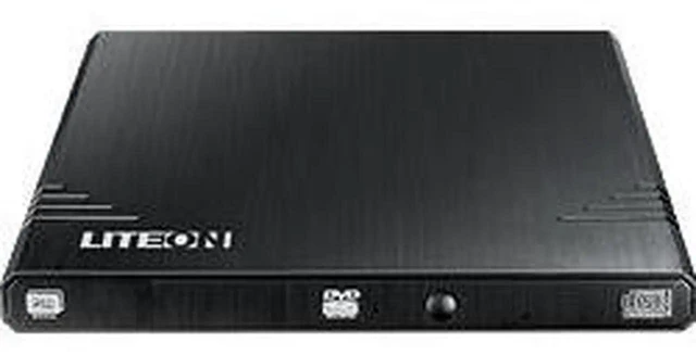 Alt view image 2 of 2 - Lite-On EBAU108 Lite-On EBAU108 External DVD-Writer - Black - DVD-RAM/±R/±RW Support - 24x CD Read/24x CD Write/24x CD Rewrite - 8x DVD Read/8x DVD Write/8x DVD Rewrite - Double-layer Media