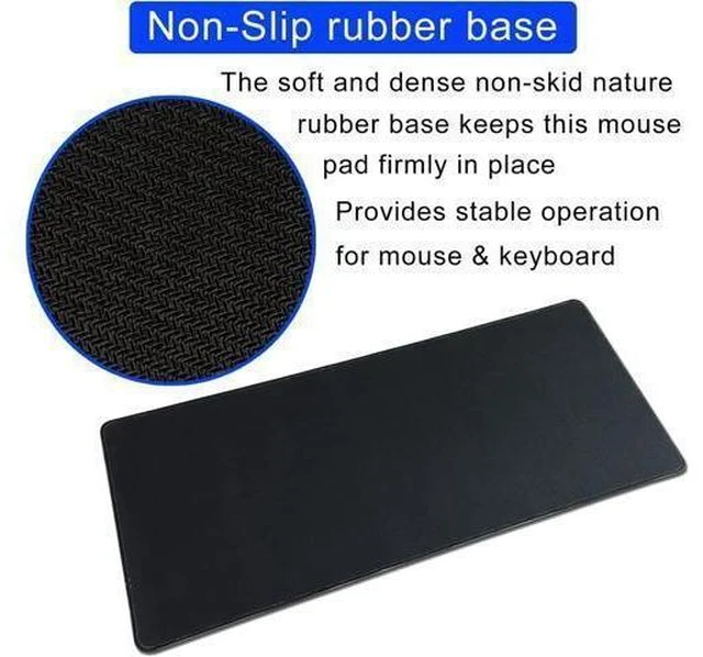 Alt view image 9 of 14 - Cute Dog Paw Print Mouse Pad Desk Mat Large Mouse Pads Desk Pad Full Size Mouse Pad Gaming Mousepad Mouse Mat with Stitched Edge - Non-Slip Rubber Base for Office Computer Keyboard Laptop