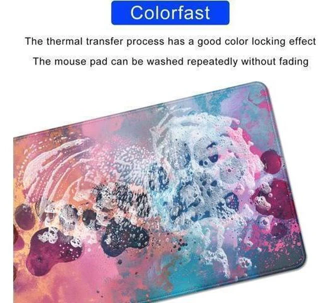 Alt view image 14 of 14 - Cute Dog Paw Print Mouse Pad Desk Mat Large Mouse Pads Desk Pad Full Size Mouse Pad Gaming Mousepad Mouse Mat with Stitched Edge - Non-Slip Rubber Base for Office Computer Keyboard Laptop
