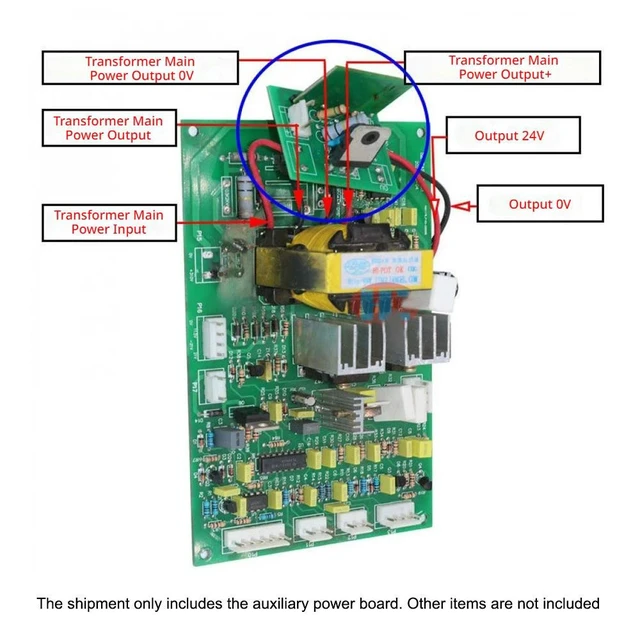 Alt view image 4 of 6 - Inverter Welding Machine Maintenance Auxiliary Power Board External Switch Circuit Board DC310V-540V Input Switching Power Board