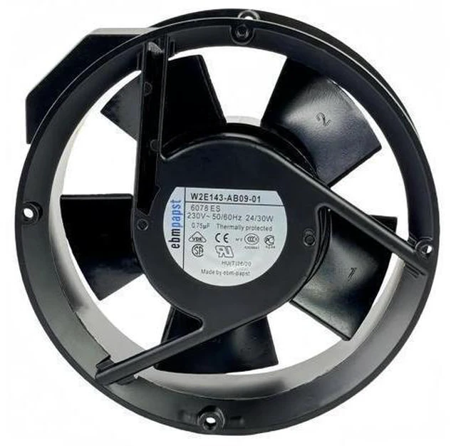 Alt view image 8 of 14 - Vszerda for EBM PAPST W2E143-AB09-01 Axial Cooling Fan, High Temperature Resistant Fan, 172X172X51mm 6078ES 230V 24/30W Case Cooling Fan