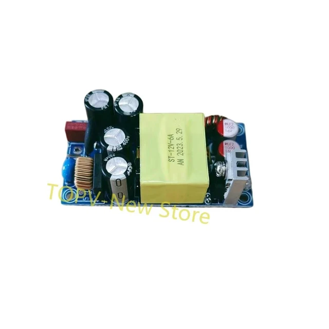 Alt view image 7 of 12 - AC110-240V to DC12V 6A Power Supply Board 72W Switching Power Supply Module High-power with Short-circuit Protection