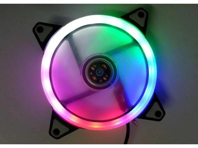 Alt view image 5 of 8 - Colorful 120mm PC Computer Ultra D1 LED fan 120mm 3P IDE 4pin Desktop PC Computer Cooling Cooler Silent Case rgb Fan Cooling Fan