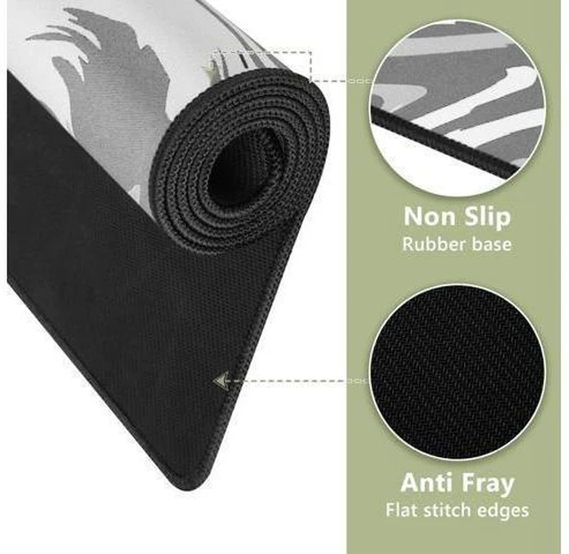 Alt view image 8 of 10 - Large Mouse Pad for Desk - Gaming Mouse Pad with Stitched Edges, Anti-Slip Base, for Keyboard and Mouse
