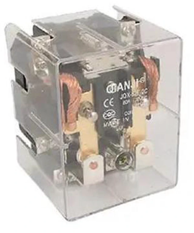 Alt view image 2 of 2 - DC 12V Coil 80A 28VDC 250V AC High Power Relay DPDT JQX-62F 2C
